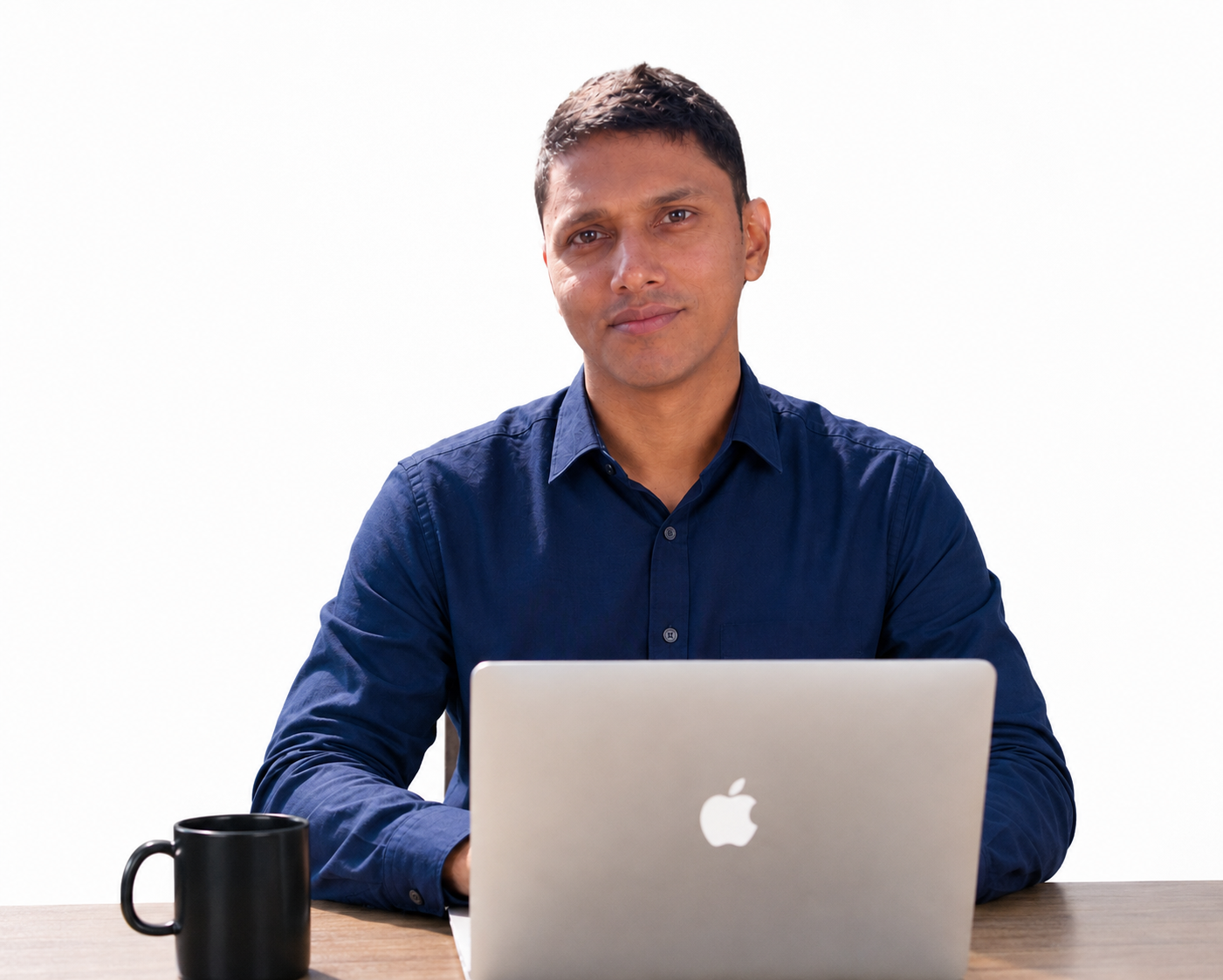 Raj Santra at work